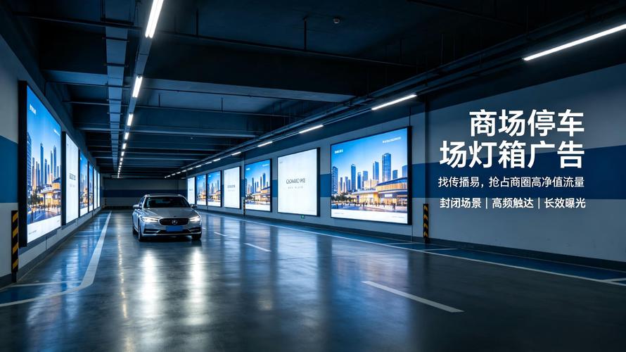 傳播易整合商圈媒體，商場停車場燈箱廣告高效落地新策略